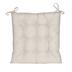 Accessoires En Onderhoud|ohgreen Gewatteerd stoelkussen zand 38x38cm