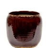 Potten En Vazen|ohgreen Glazed shades Pot costa m brown d21h21