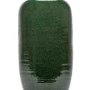 Potten En Vazen|ohgreen Glazed shades Vaas l l30xb30x60 d.groen