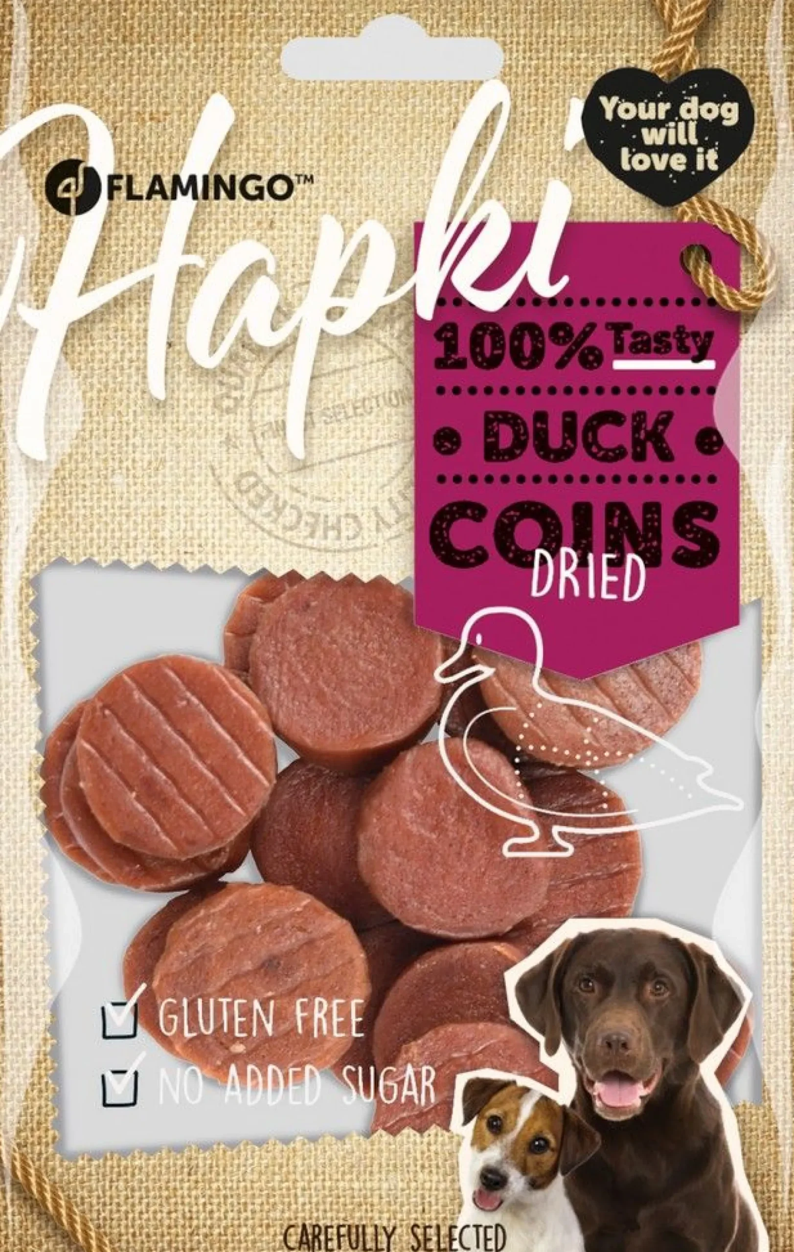 Werelddierendag|Hond Voeding|ohgreen Hapki duck coins 85gr