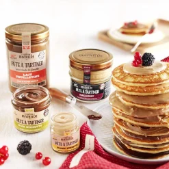 Voeding|ohgreen Hazelnoten, melk en wafeltjes boterhampasta