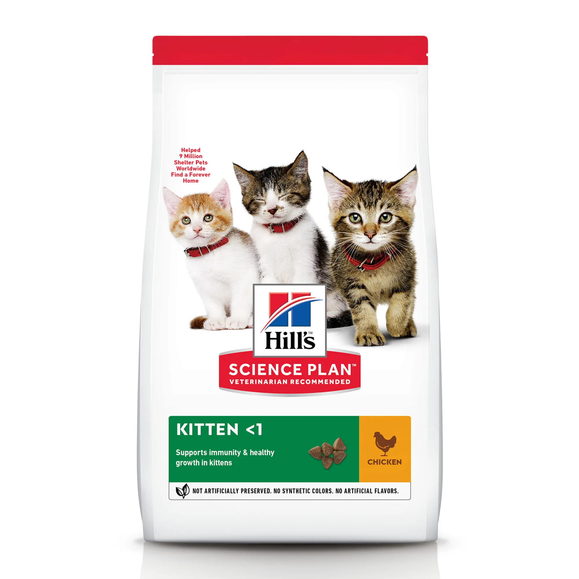 Werelddierendag|Kat Voeding|ohgreen Hill's science plan kitten kattenvoer kip 3kg