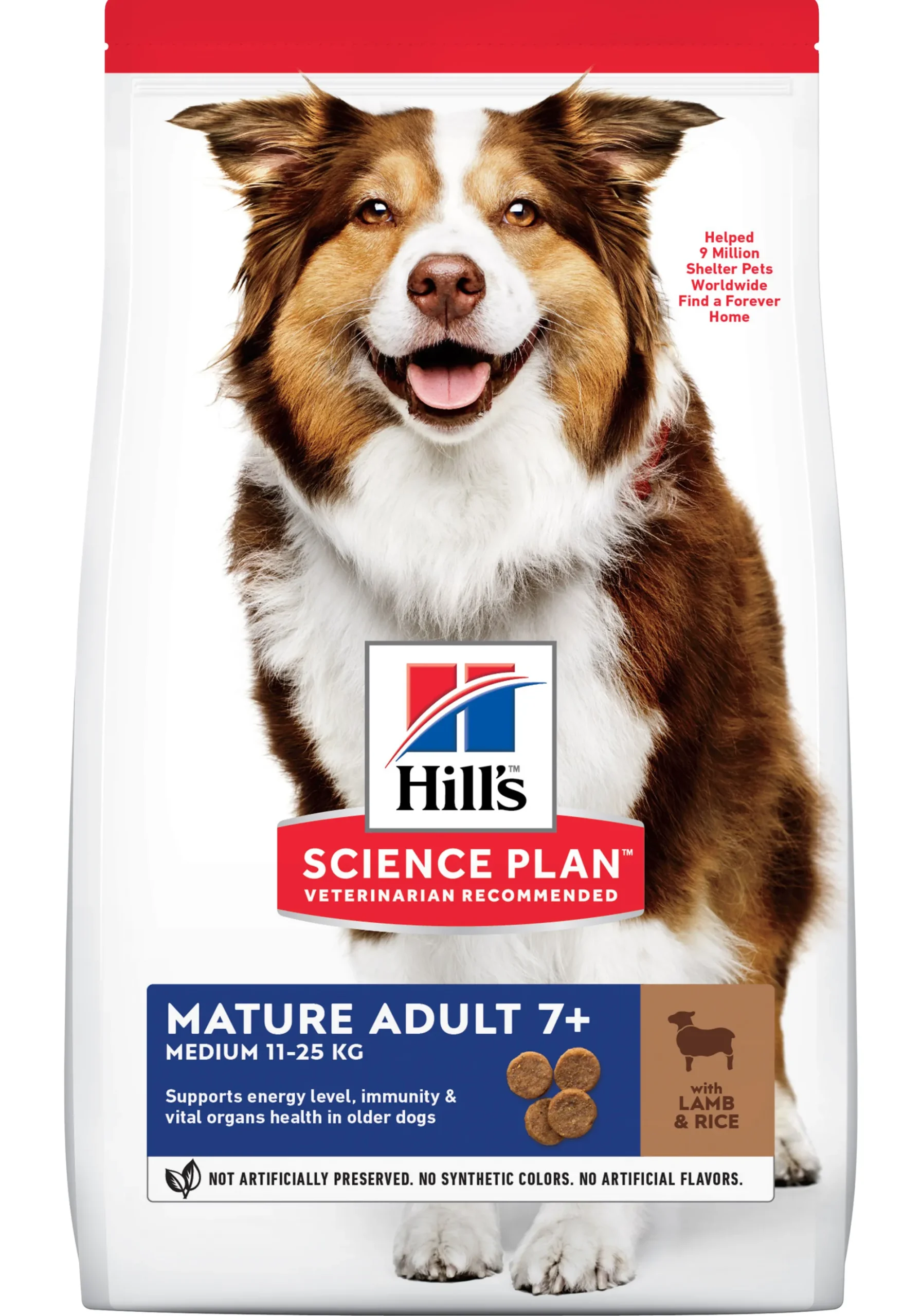 Werelddierendag|Hond Voeding|ohgreen Hill's science plan mature adult medium hondenvoer lam & rijst 2,5kg