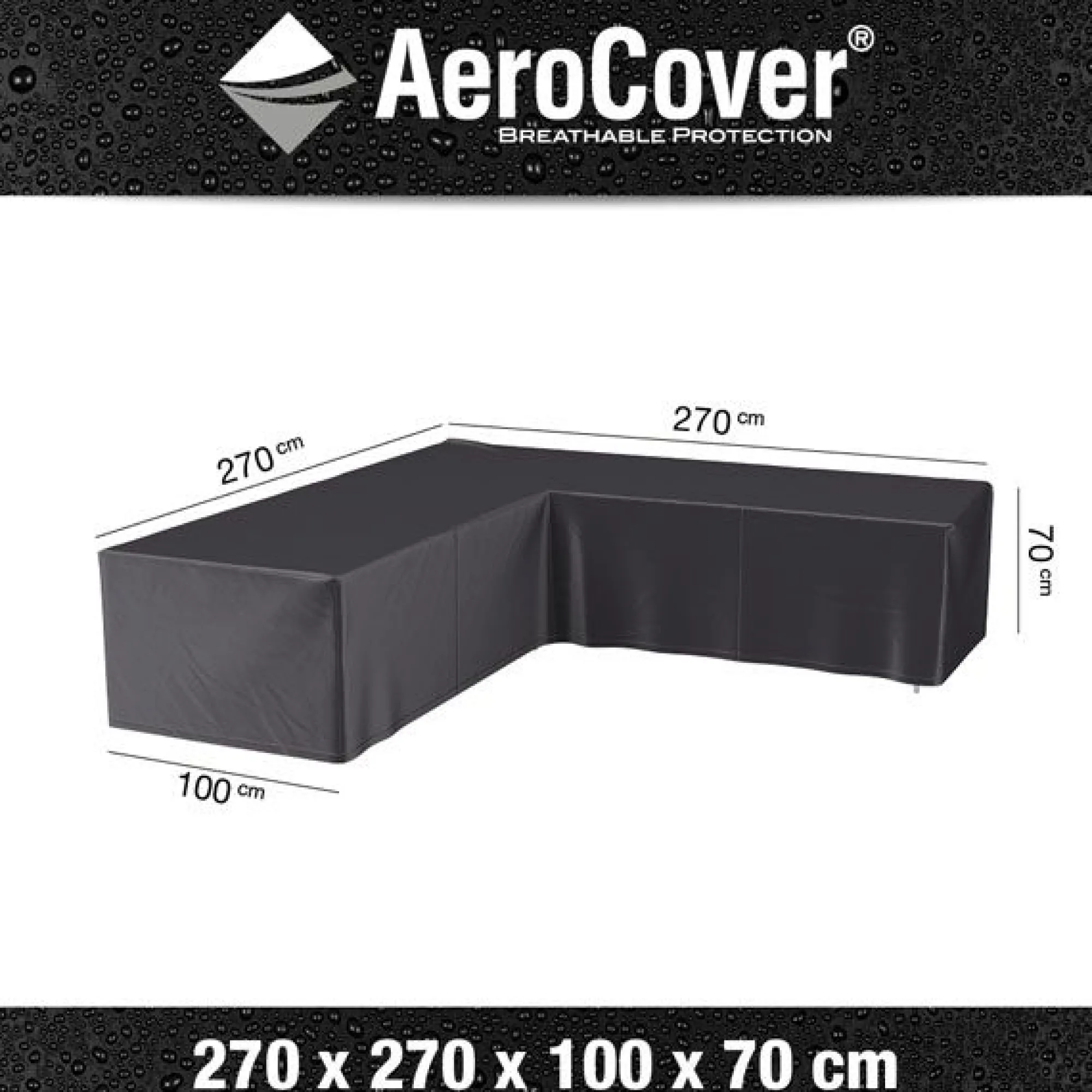 Accessoires En Onderhoud|ohgreen Hoes lounge L 270x270x100xh70cm