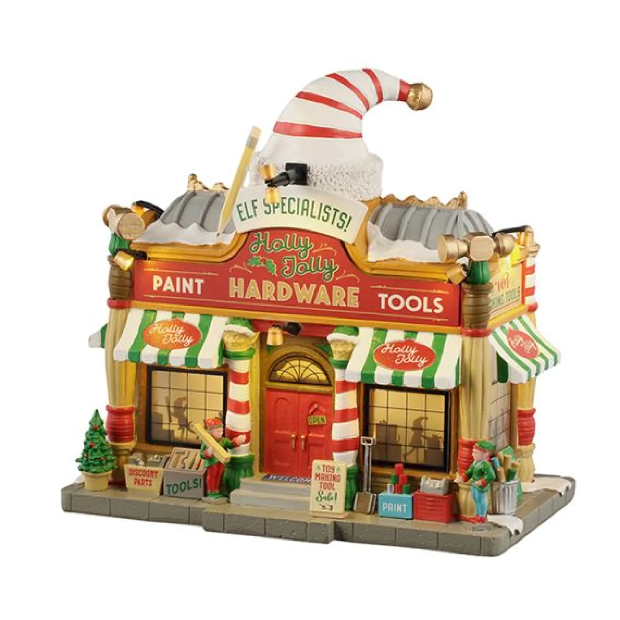 Lemax Kerstdorpen|ohgreen Holly jolly hardware