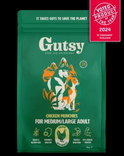 Hond Voeding|ohgreen Hondenbrokken kip en insect 10kg adult large