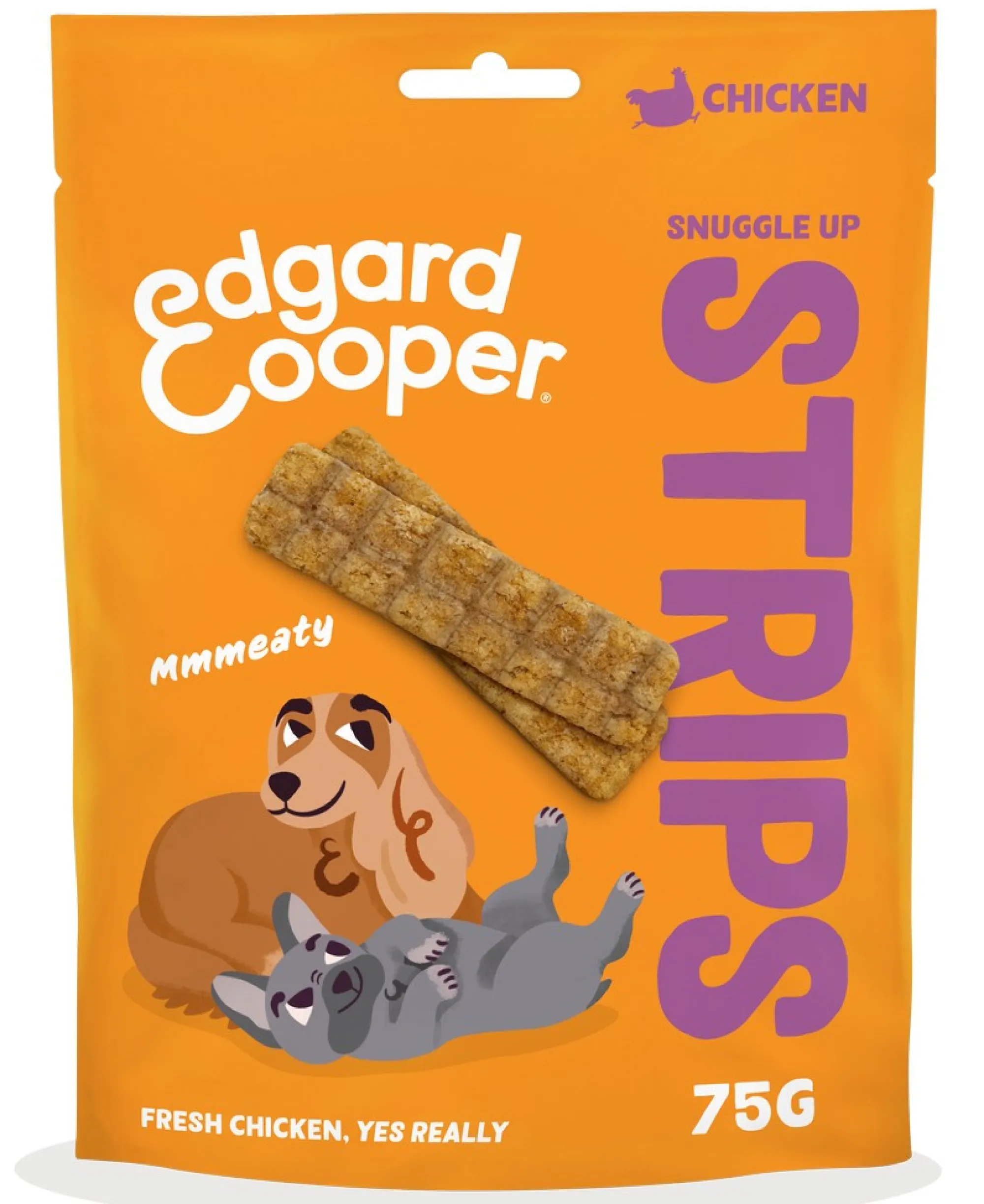 Hond Voeding|ohgreen Hondensnack treats snuggle up strips met kip