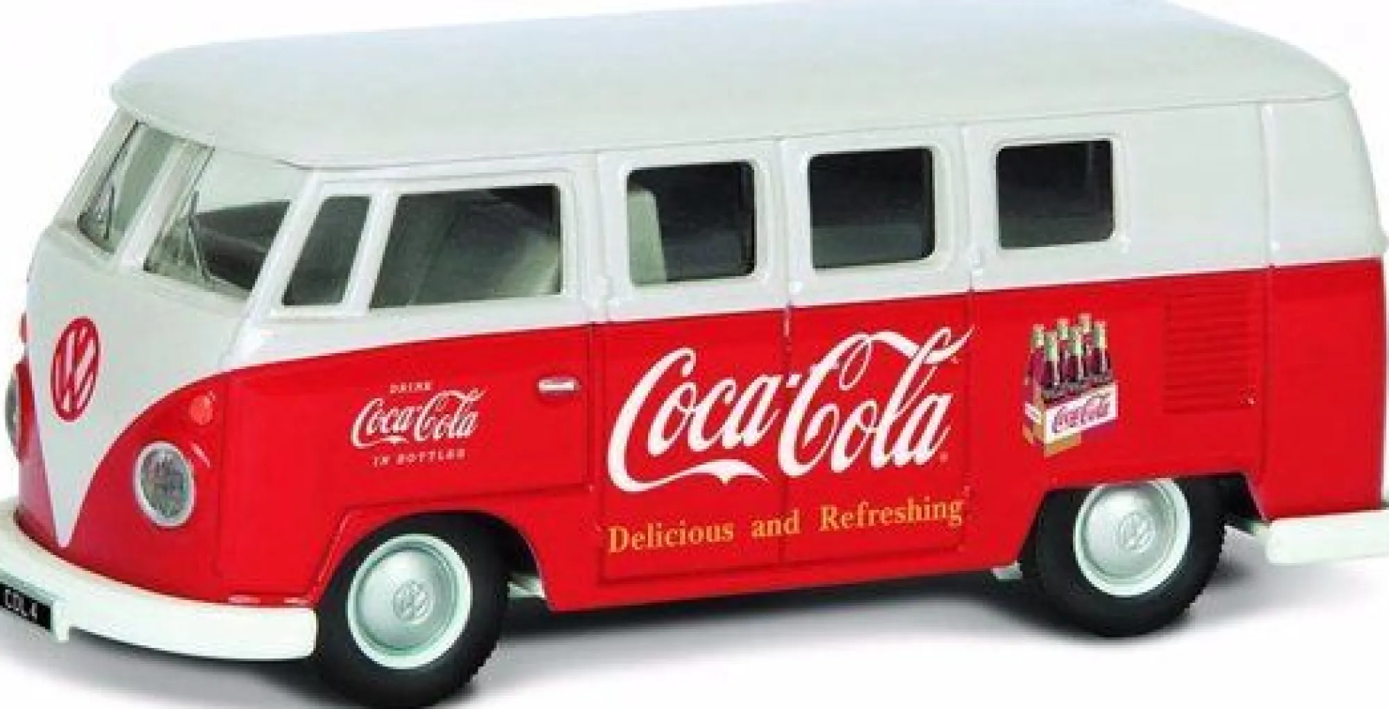 Lemax Kerstdorpen|ohgreen Hornby volkswagen campervan coca-cola 1:43 rood