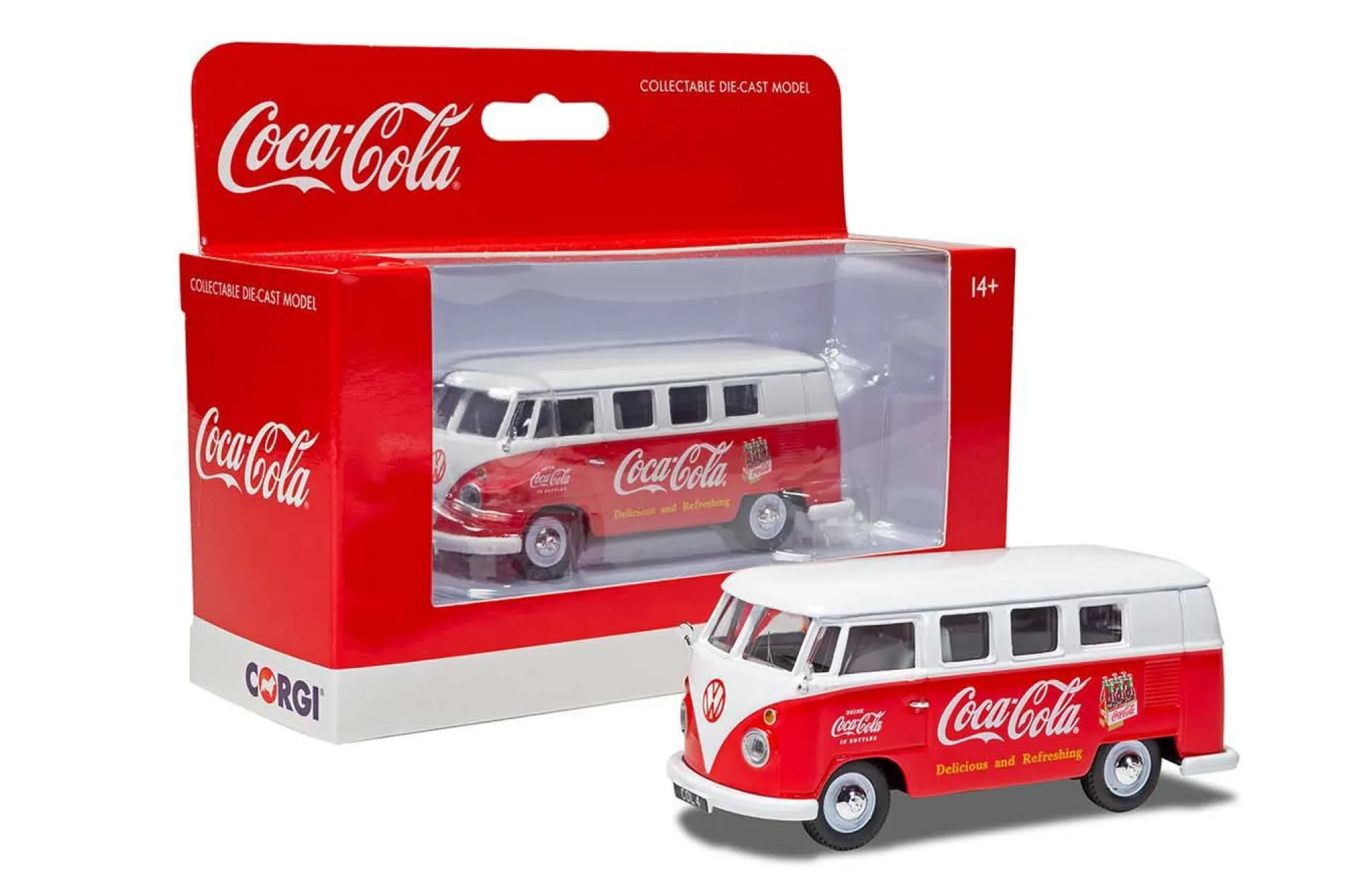 Lemax Kerstdorpen|ohgreen Hornby volkswagen campervan coca-cola 1:43 rood