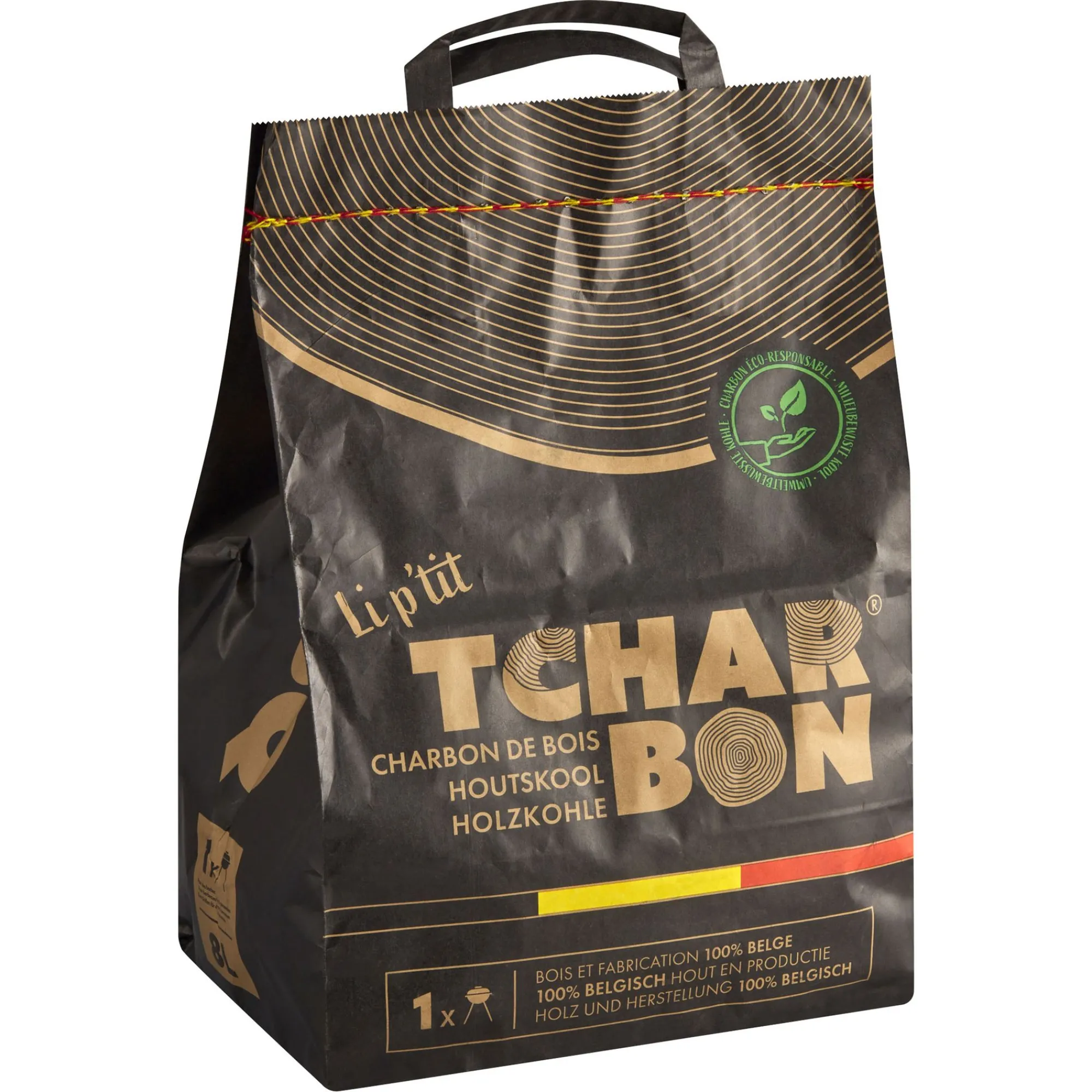 Brandstof En Aanmaak|Ecocheques|ohgreen Houtskoolzak 100% belg 1,2kg