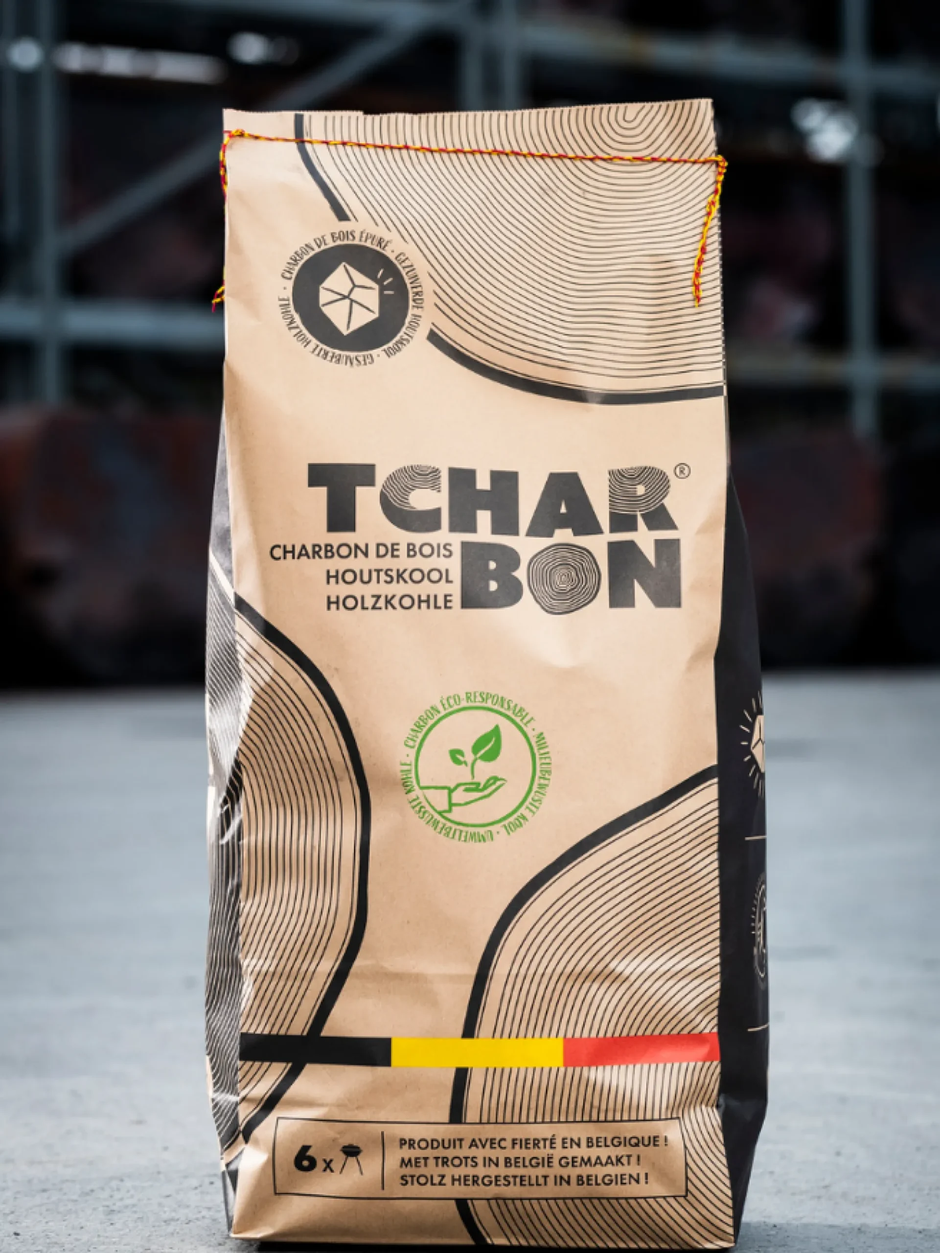 Brandstof En Aanmaak|Ecocheques|ohgreen Houtskoolzak 100% belg 6kg