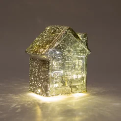 Deco Verlichting Binnen|ohgreen Huisje glas 10led