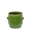 Potten En Vazen|ohgreen Jars Pot handles groen d16 h16