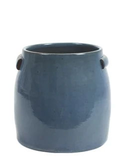 Potten En Vazen|ohgreen Jars Pot tabor l blue d30h28