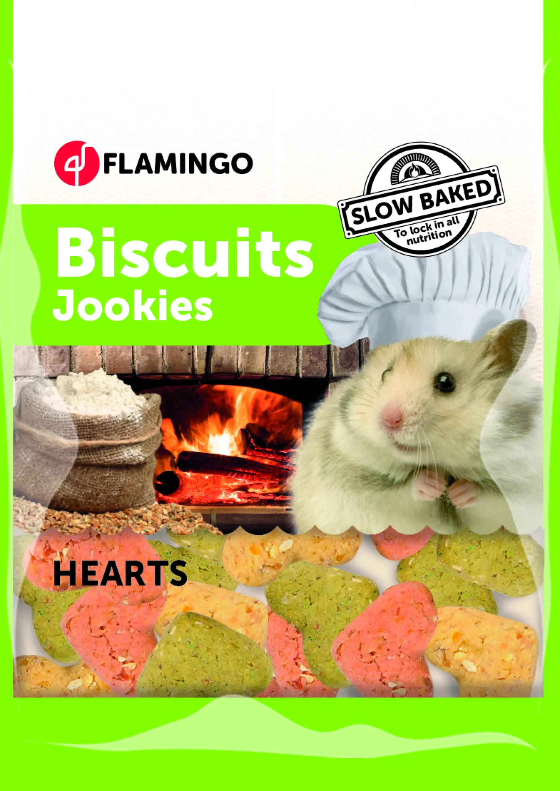 Knaagdieren Voeding|ohgreen Jookies hartjes mix 100gr