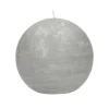 Kaarsen|ohgreen KAARS BOL ⌀ 9 CM LINNEN