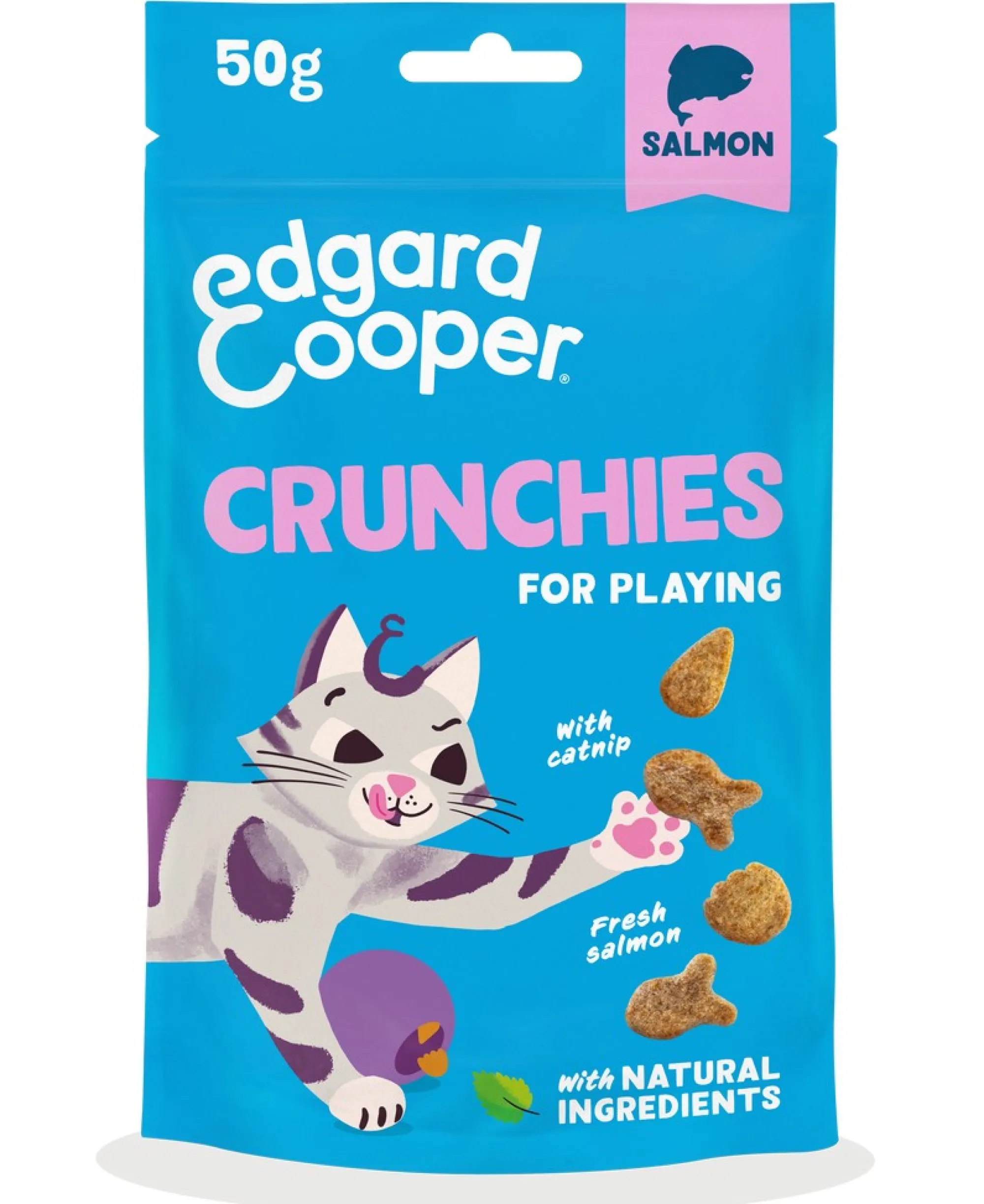Kat Voeding|ohgreen Kattensnack crunchies zalm