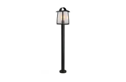 Verlichting|ohgreen Kelsey tuinpaal - waterglas mat zwart e27 40w