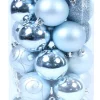 Kerstballen|ohgreen Kerstbal lichtblauw (30sts)