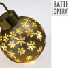 Deco Verlichting Binnen|ohgreen Kerstbal met led 20cm