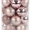 Kerstballen|ohgreen Kerstbal oudroze (30sts)