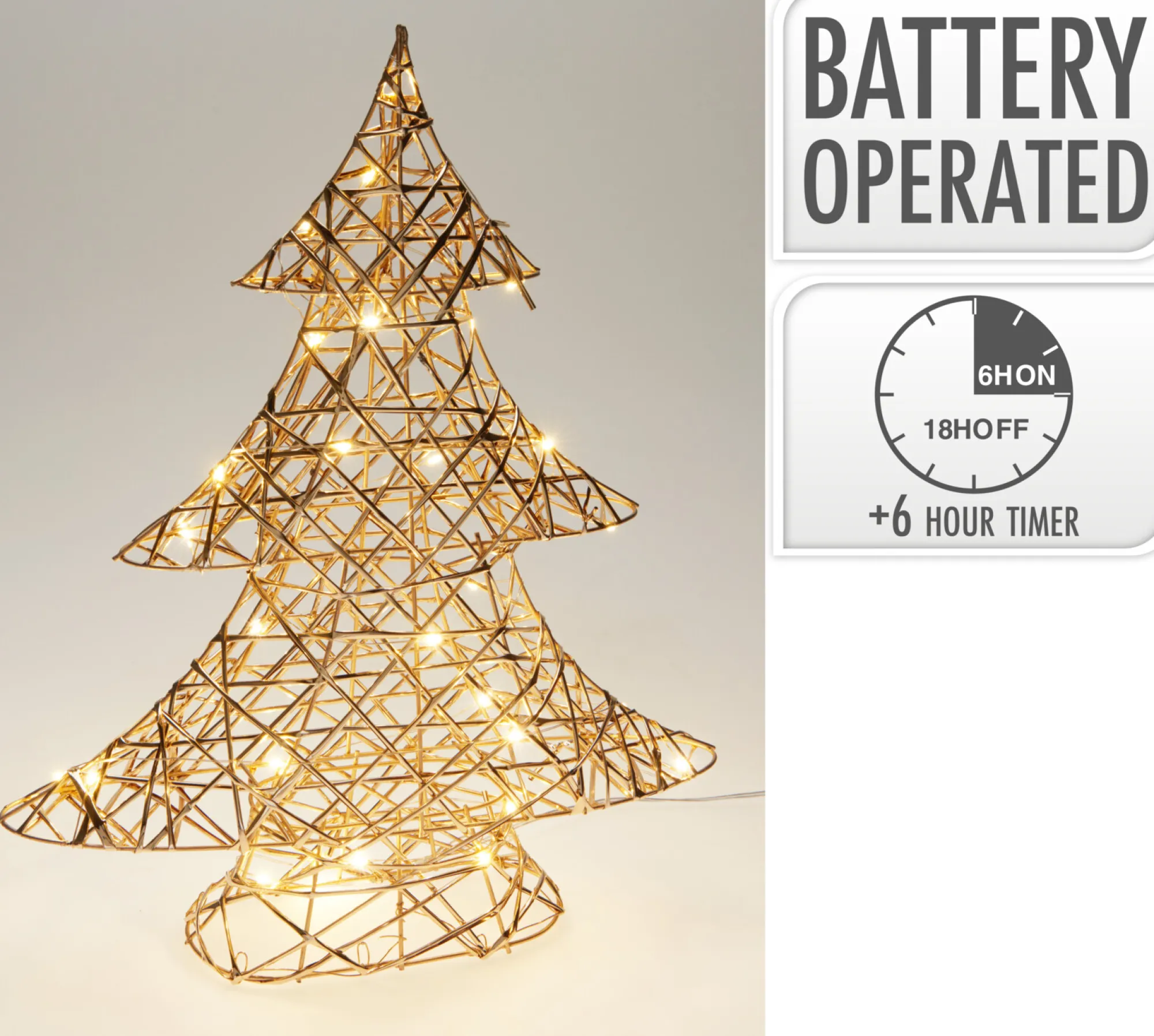 Deco Verlichting Binnen|ohgreen Kerstboom 40cm met led