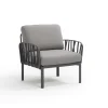 Tuinmeubelen|ohgreen Komodo poltrona antracite grigio