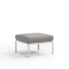 Tuinmeubelen|ohgreen Komodo pouf bianco grigio
