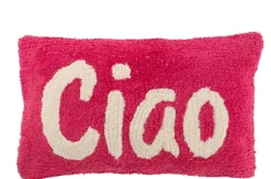 Sfeermakers|ohgreen Kussen cia getuft katoen roze/wit