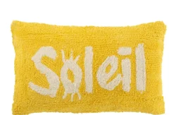 Sfeermakers|ohgreen Kussen soleil getuft katoen geel/wit