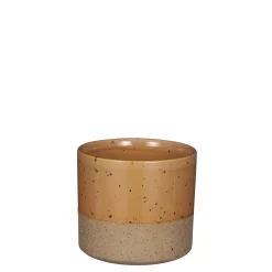 Potten En Vazen|ohgreen Lago pot rond bruin - h10xd11cm