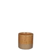 Potten En Vazen|ohgreen Lago pot rond bruin - h7,5xd7,5cm