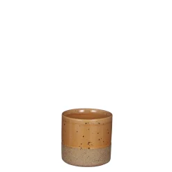 Potten En Vazen|ohgreen Lago pot rond bruin - h7,5xd7,5cm
