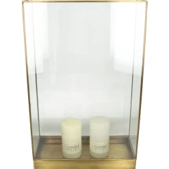 Sfeermakers|ohgreen Lantaarn messing goud 34x15x55cm
