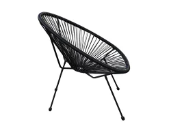 Tuinmeubelen|ohgreen Loungestoel Ibiza zwart