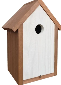 Voederhuisjes En Aanverwanten|ohgreen Mezenkast 19,5x13x27 dubbel dak wit