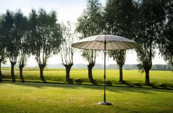 Parasol|ohgreen Mid pole Verona d250cm zwart-oranje