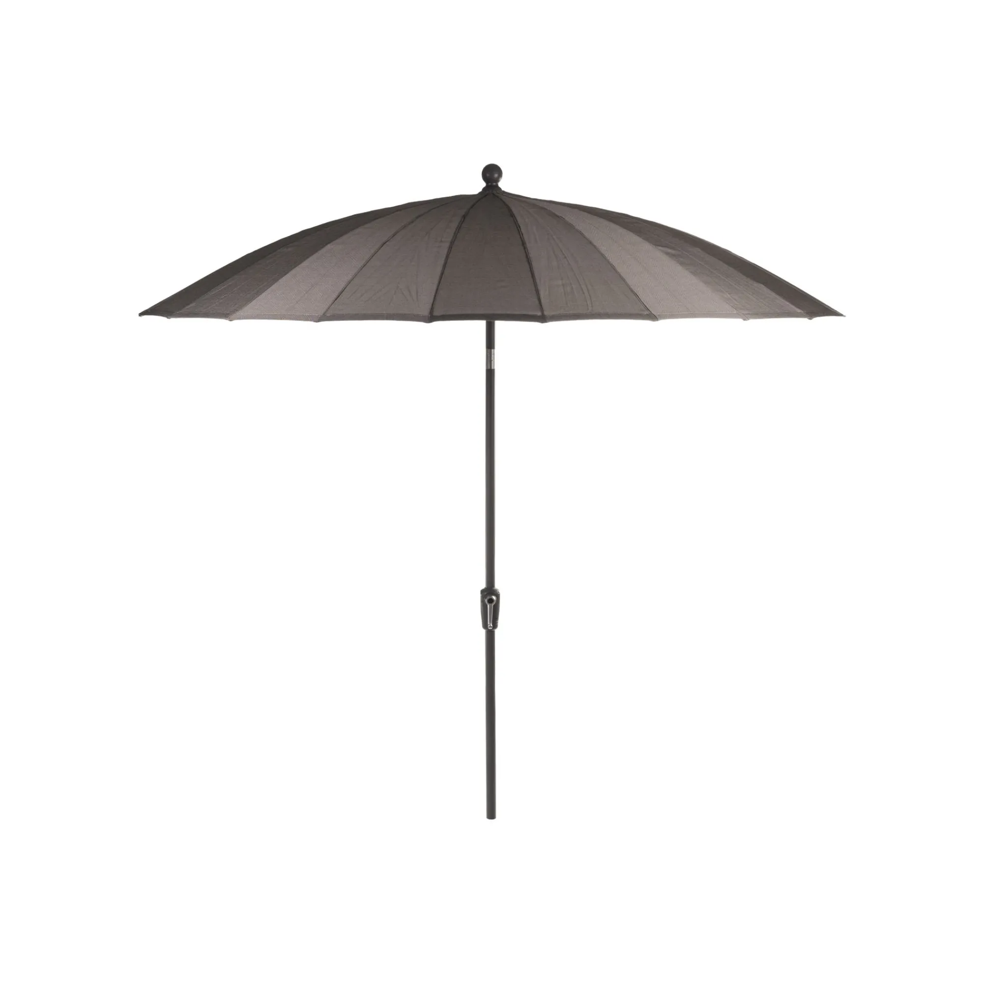 Parasol|ohgreen Mid pole Verona d250cm zwart-zwart