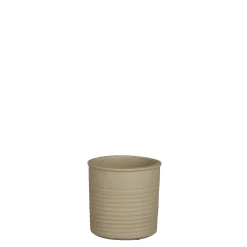 Potten En Vazen|ohgreen Momo pot cilinder taupe - h14xd14cm