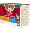 Kat Voeding|ohgreen Natvoer voor katten hill's science plan healthy cuisine kitten stoofpotje met kip en toegevoegde groenten, met zalm en toegevoegde groenten multipack 12x80g
