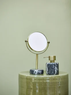 Badkamer|ohgreen Nero spiegel 3xvergrot. zwart