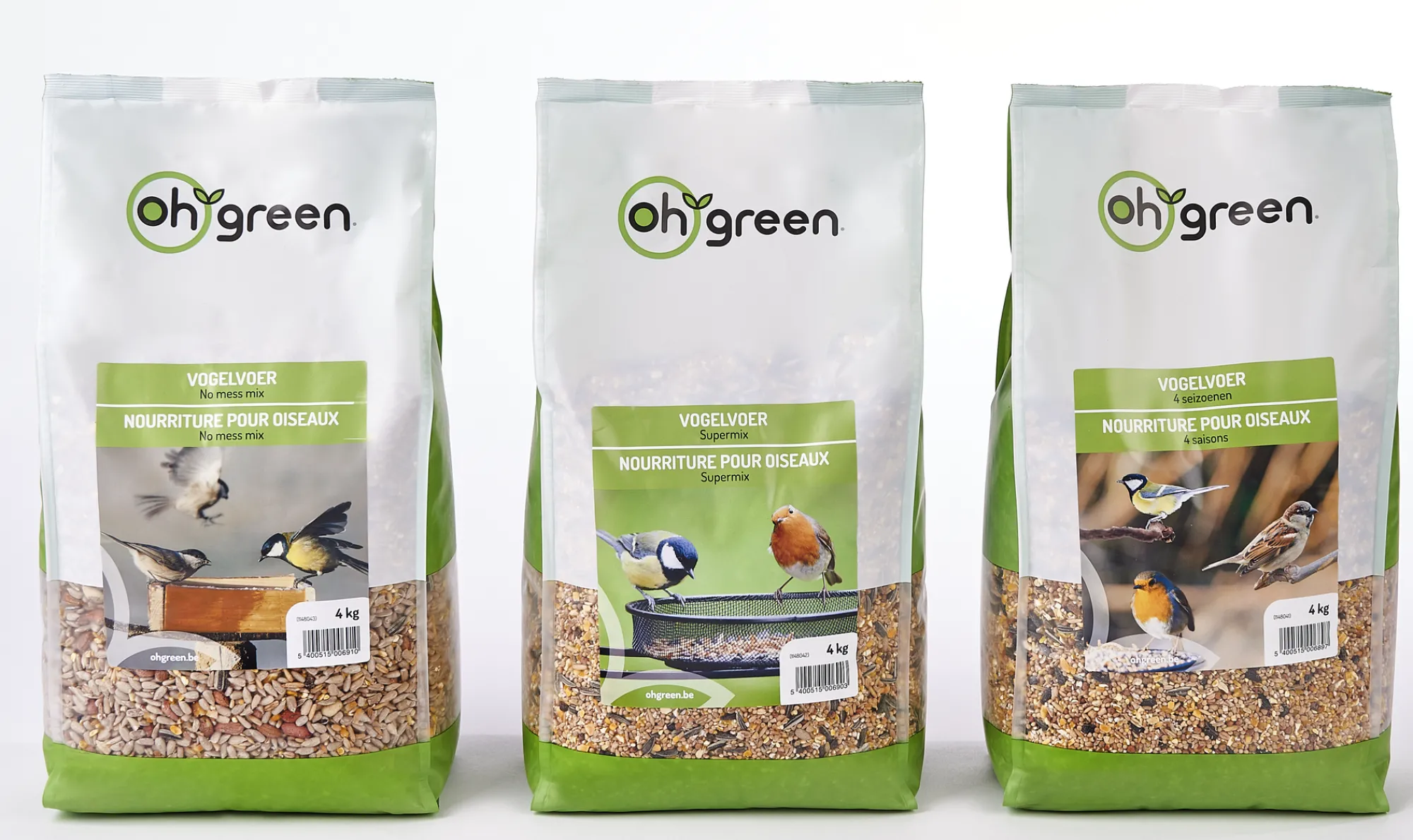 Vogels Voeding|ohgreen Oh'Green 4 Seizoenen 4kg