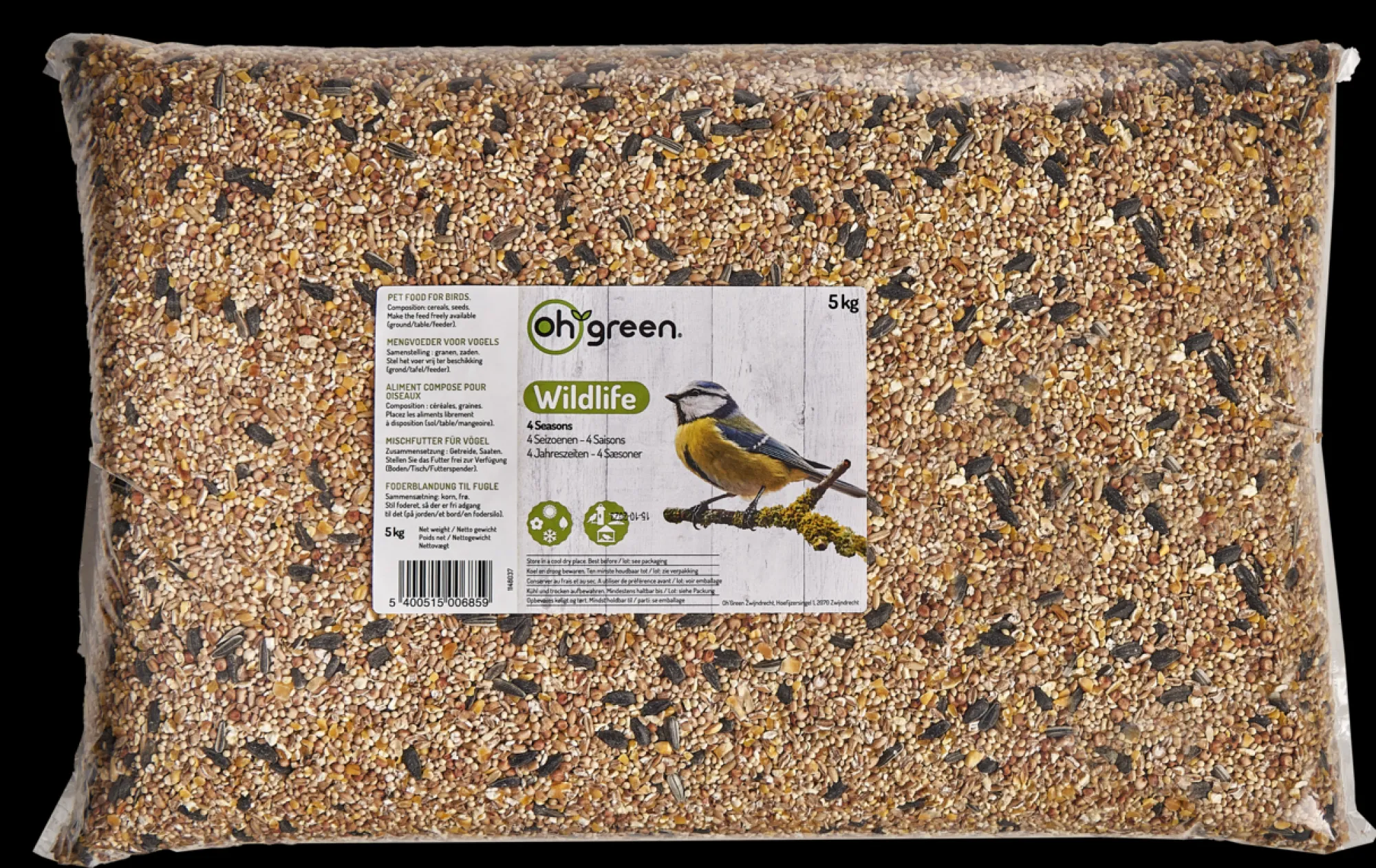 Vogels Voeding|ohgreen Oh'Green 4 Seizoenen 4+1kg