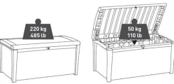 Opbergen|ohgreen Opbergbox Borneo 416L