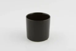 Potten En Vazen|ohgreen ORCHIDEEPOT CILINDER BASIC Ø 14CM MAT ZWART