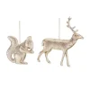 Kerstornamenten|ohgreen Ornament set hert en eekhoorn