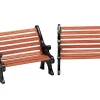 Lemax Kerstdorpen|ohgreen Park bench, set of 2