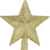 Kerstornamenten|ohgreen Piek ster glitter goud
