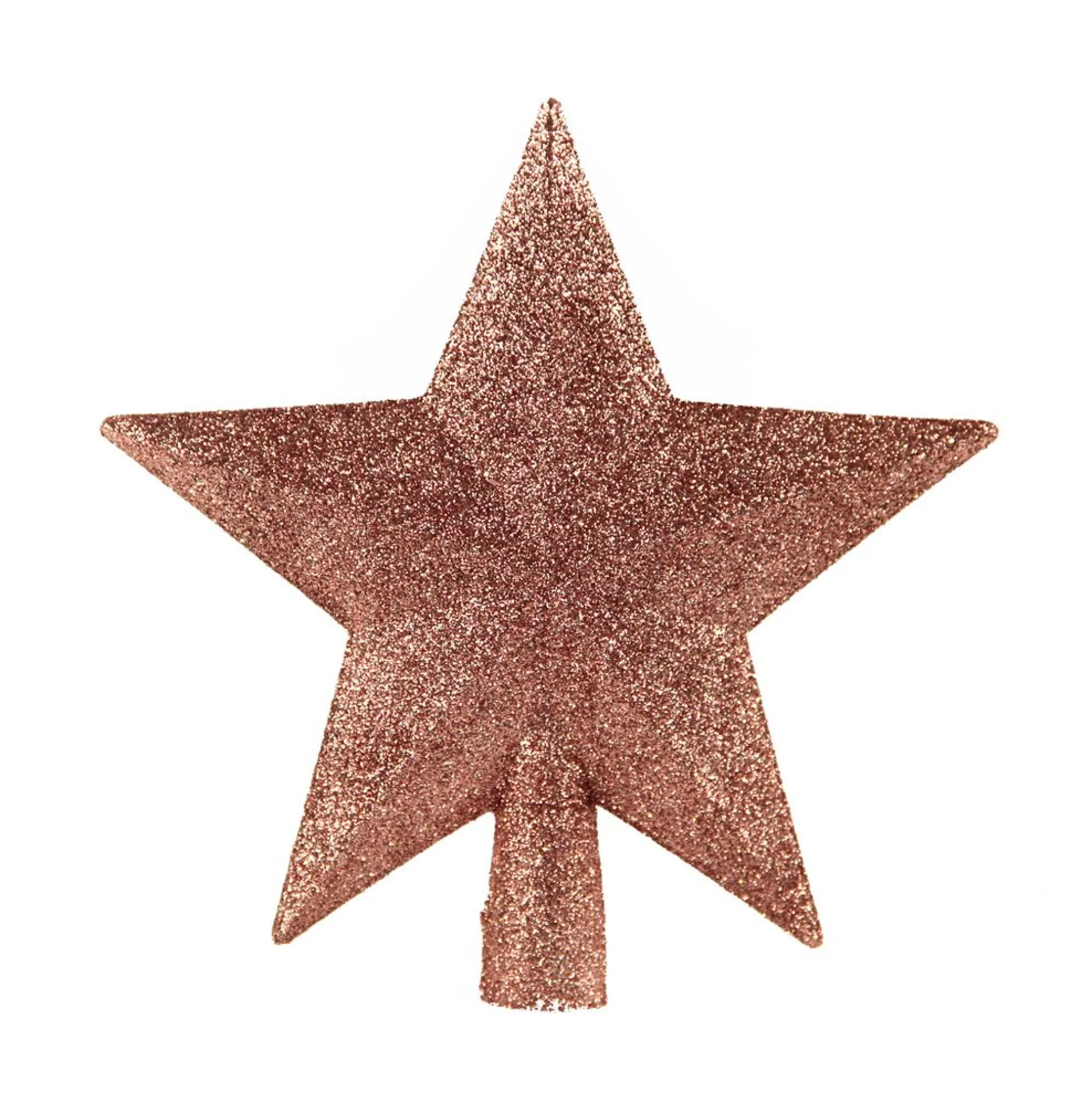 Kerstornamenten|ohgreen Piek ster glitter oudroze