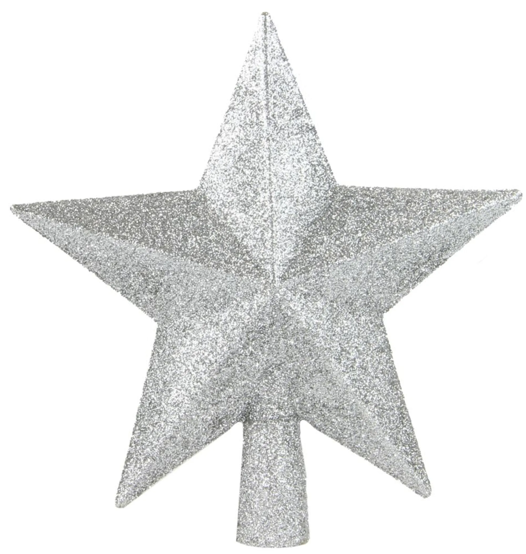 Kerstornamenten|ohgreen Piek ster glitter zilver